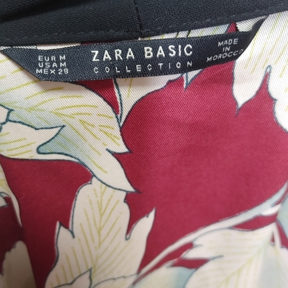 Zara floral printed blogger fave belted kimono M - Picture 14 of 16